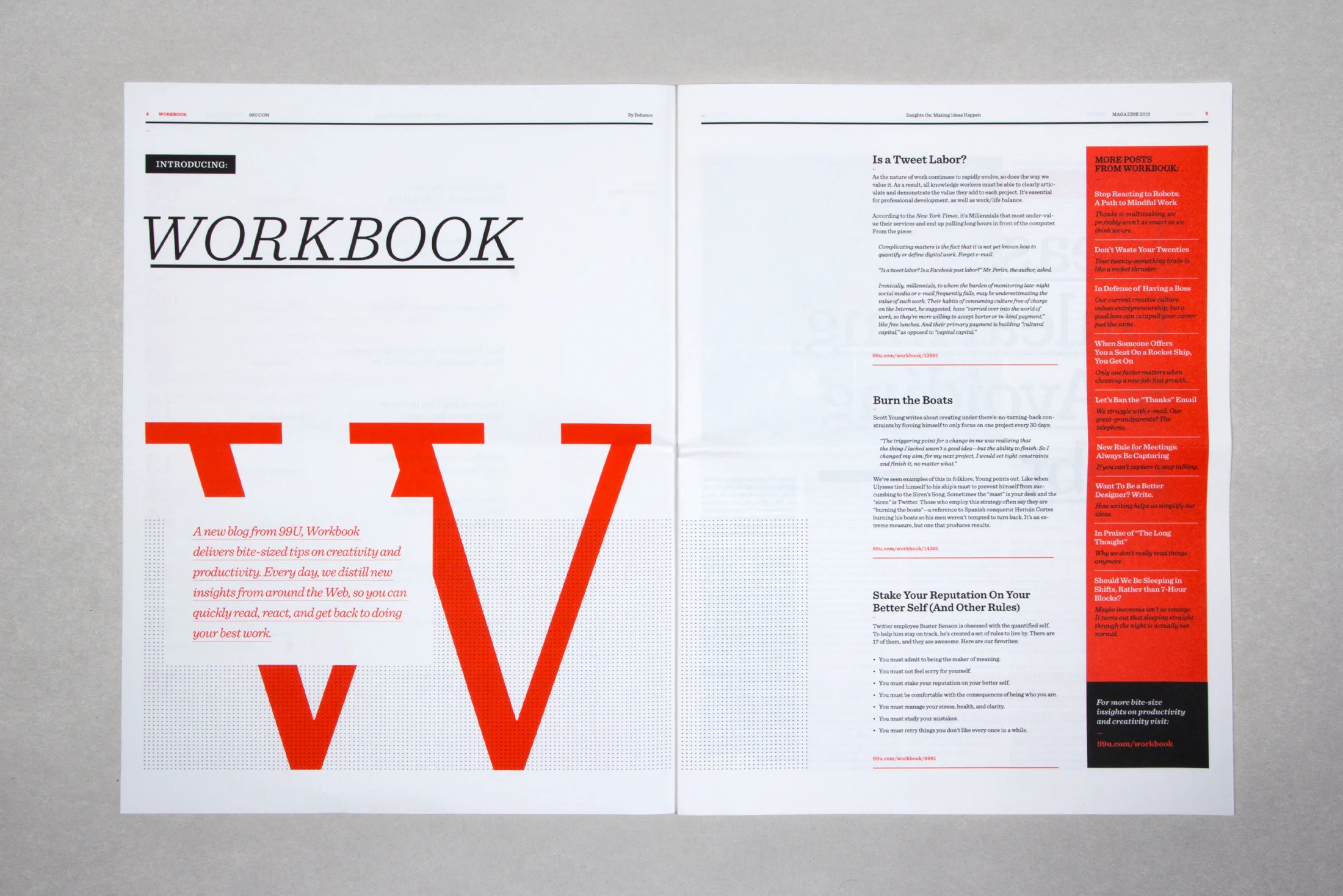 99U 2013 — Magazine — 99U-_0010_magazinespread