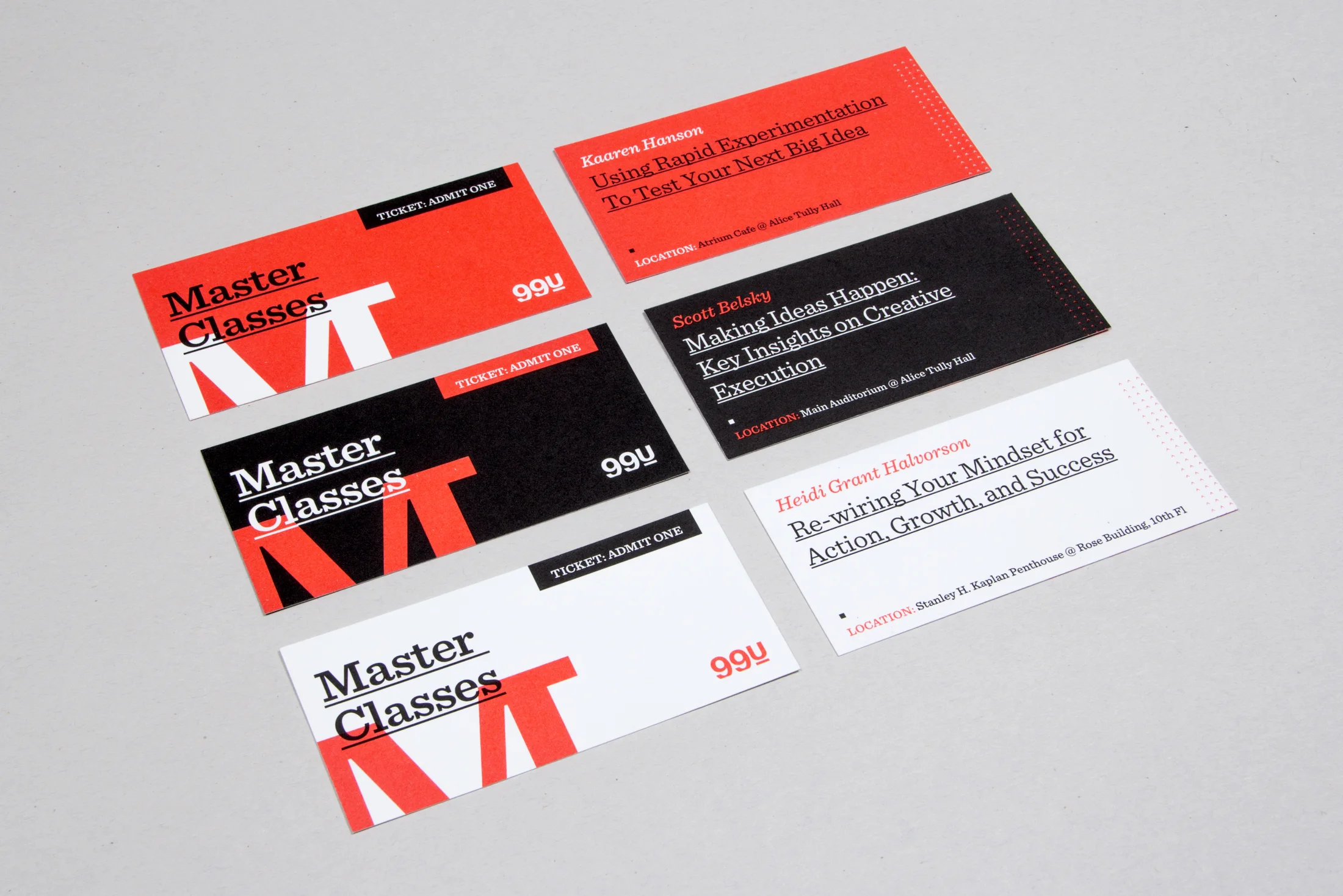 99U 2013 — Goodies — 99U-_0002_tickets