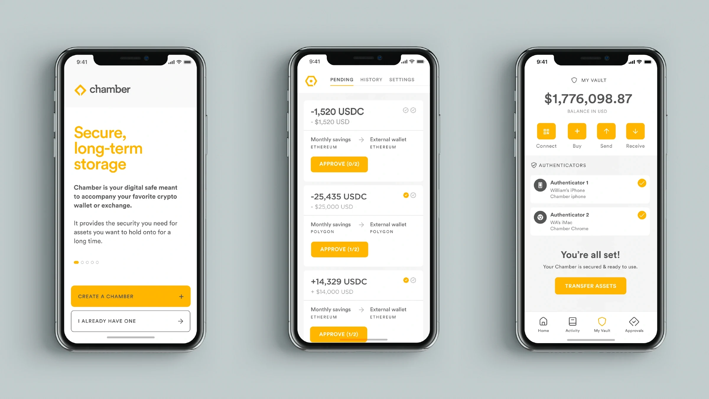 Chamber — Direction 1 — app design (page 10)