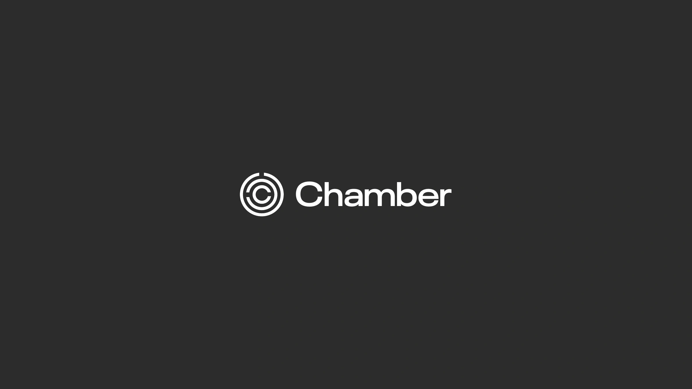 Chamber — Direction 2 — monochrome logo (page 16)