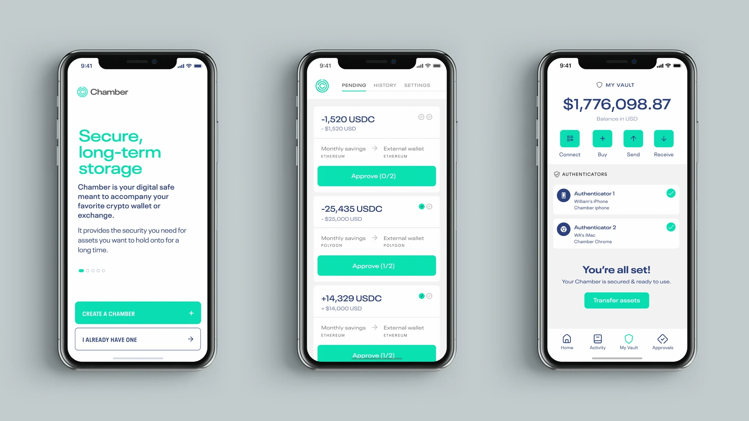 Chamber — Direction 2 — app design (page 19)