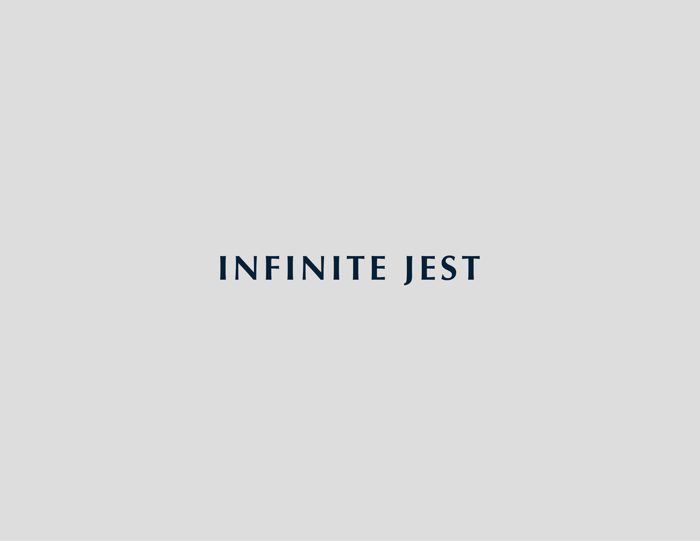 Infinite Jest — Wordmark (page 4)