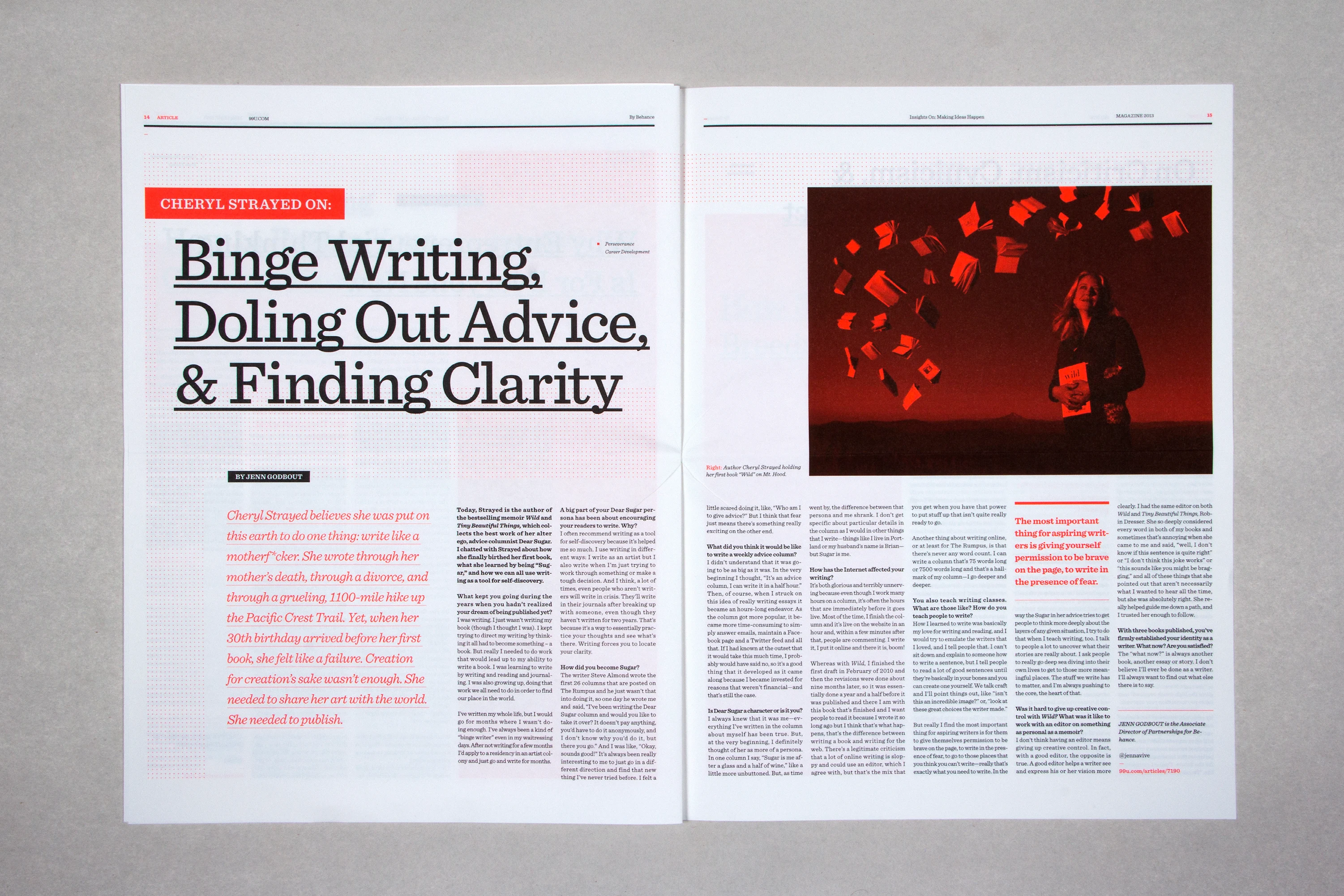99U Magazine 2013 — editorial, art direction, behance, image 52