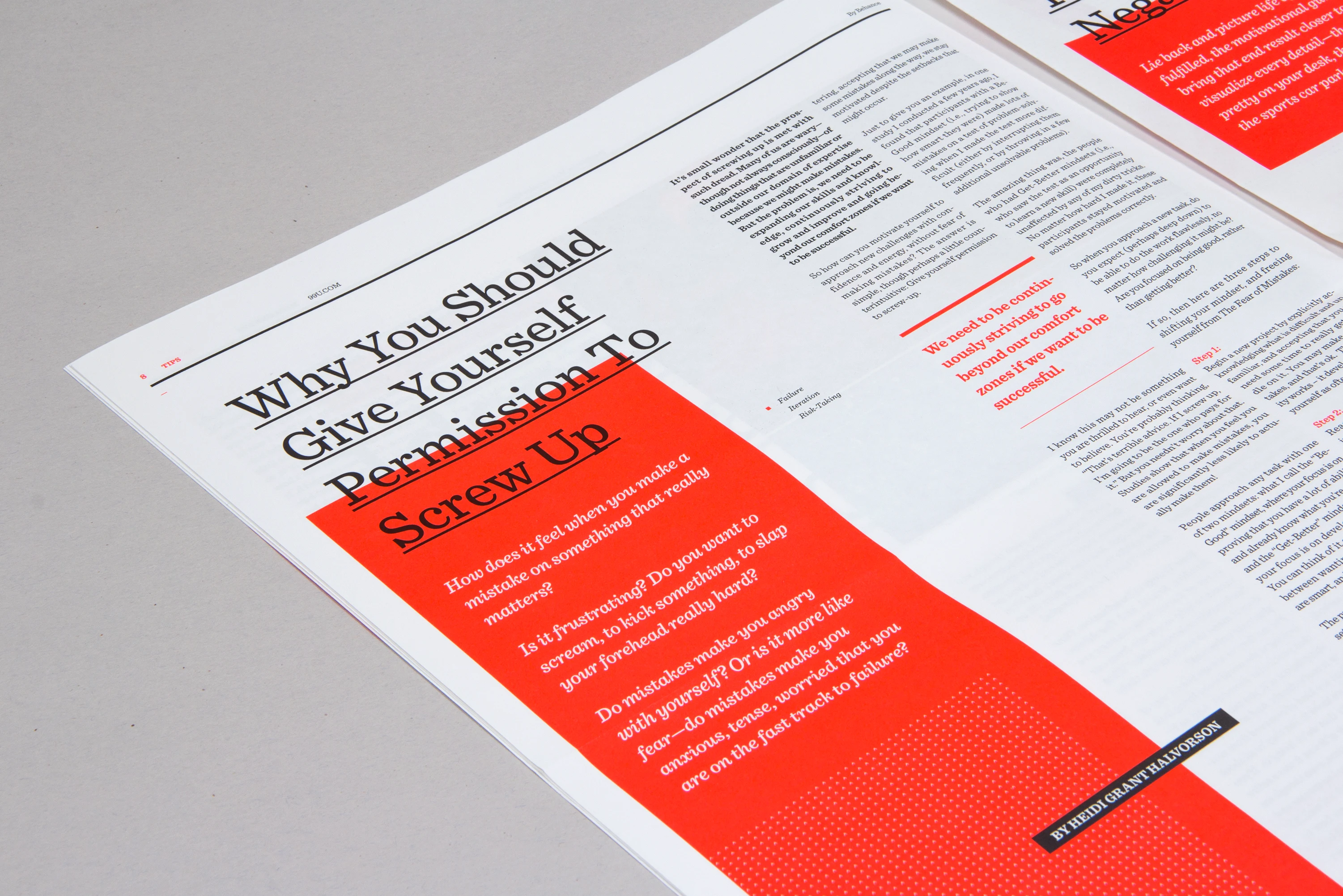 99U Magazine 2013 — editorial, art direction, behance, image 55