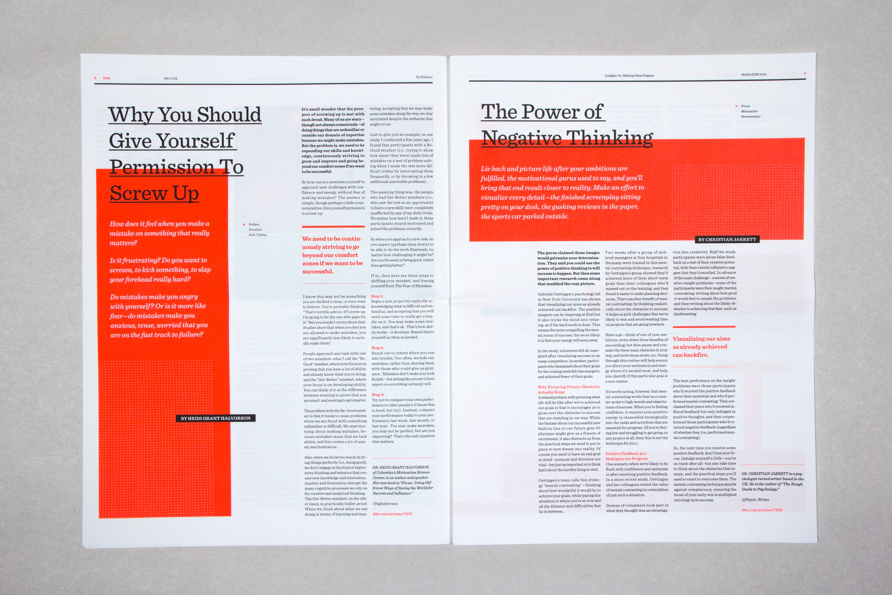 99U Magazine 2013 — editorial, art direction, behance, image 56